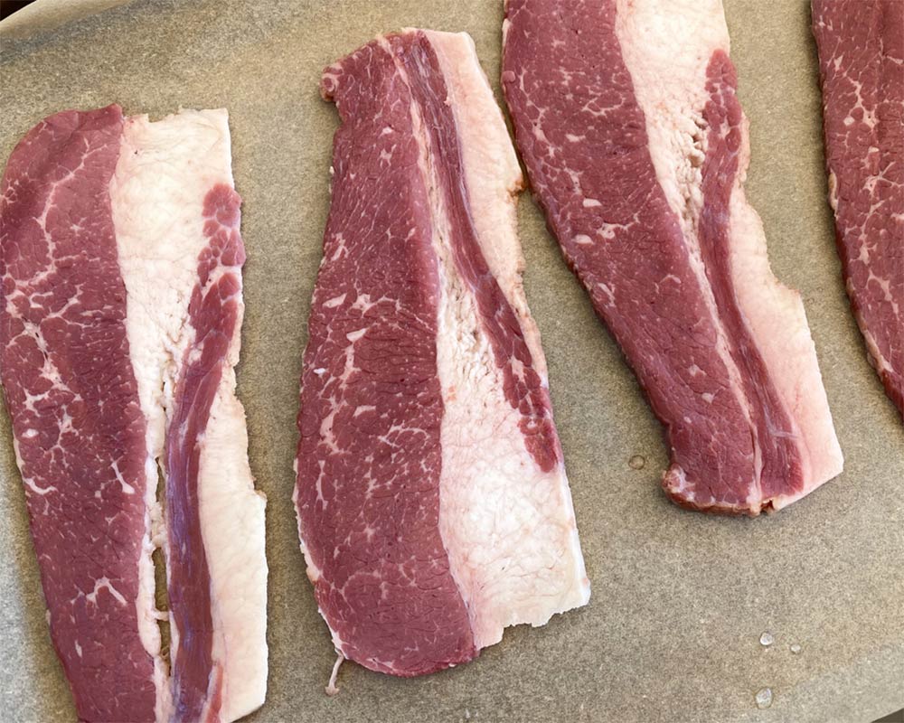 Beef Bacon from Oregon Valley Farm